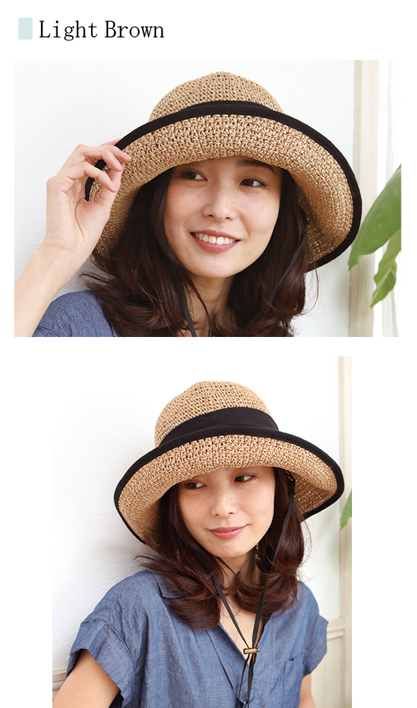 帽子 レディース Uv 折りたたみ Uv カット 大きい サイズ 夏 春 つば 広 広い 日焼け 麦わら 通気性 風通し 細編み 細かい ハット 母のの通販はau Wowma 帽子屋dreamhats