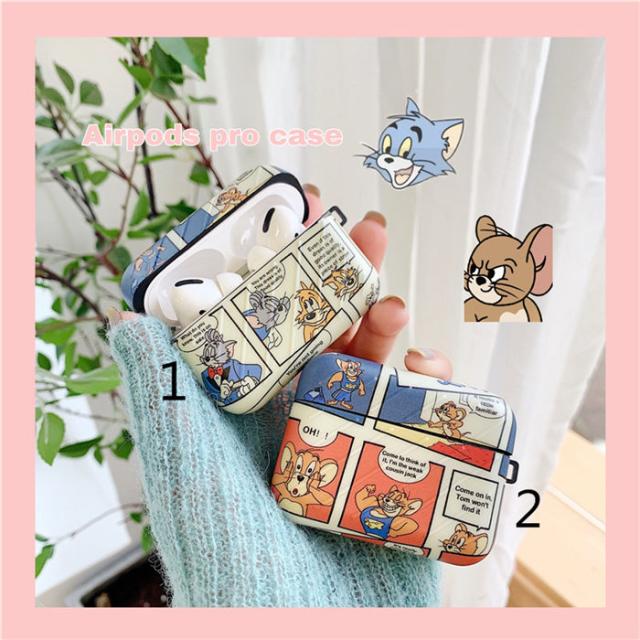 ディズニー Airpods ケース カバー 収納ケース エアーポッズケース イヤホンケース Tom And Jerry 収納バッグ 保護 防塵 耐衝撃 キズ防止の通販はau Pay マーケット Top S
