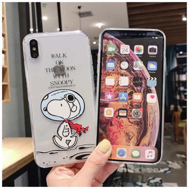 Snoopyケース Iphone Xs Max ケース アイホンケース スヌーピー Iphone8 Plusケーススマホケース 透明ケース 柔軟 保護 携帯カバーの通販はau Pay マーケット Top S