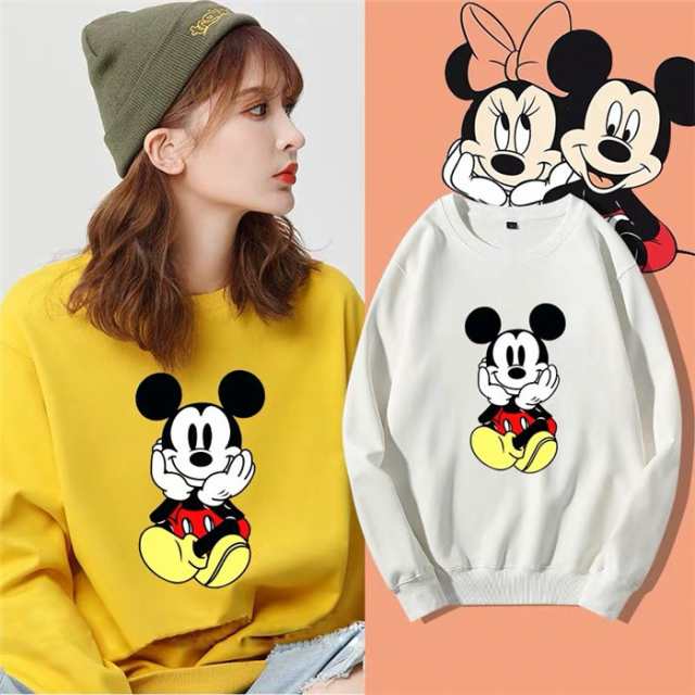 ミッキー レーナー Disney ペアルック カップル パーカー トレーナー スウェット ディズニー Mickey パーカー 男女兼用 お揃い トップス の通販はau Pay マーケット Top S