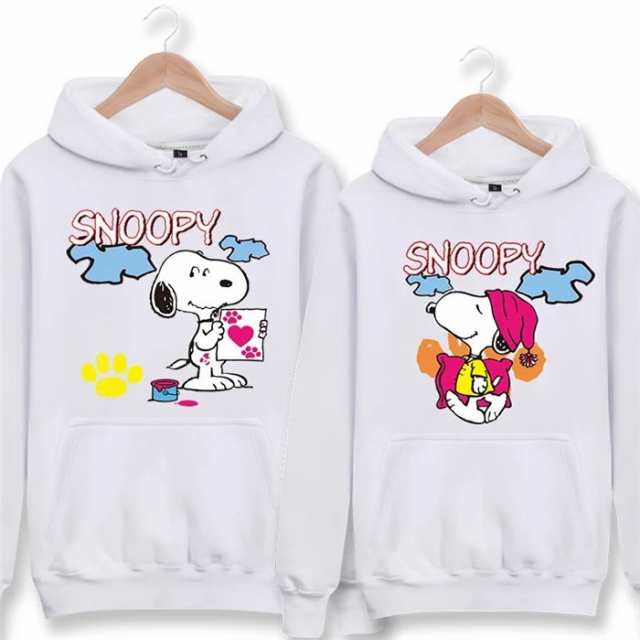 Snoopy パーカー Disney ペアルック カップル トレーナーフード付き スウェット スヌーピー パーカー お揃い トップスの通販はau Pay マーケット Top S