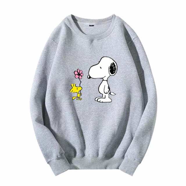 Snoopy トレーナー Disney ペアルック カップル パーカー トレーナー スウェット ディズニースヌーピー パーカー 男女兼用 お揃い トップの通販はau Pay マーケット Top S