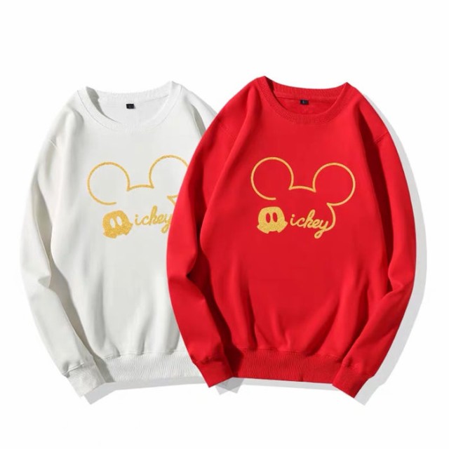 ミッキー レーナー Disney ペアルック カップル パーカー トレーナー スウェット ディズニー Mickey パーカー 男女兼用 お揃い トップス の通販はau Pay マーケット Top S