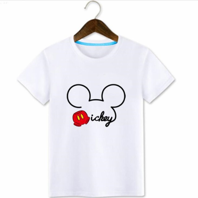 新作 ミッキー Tシャツ ディズニー Tシャツ Disney ペアルック カップル 半袖 カットソー 恋人 トップス カジュアル 男女兼用 お揃い T の通販はau Pay マーケット Top S