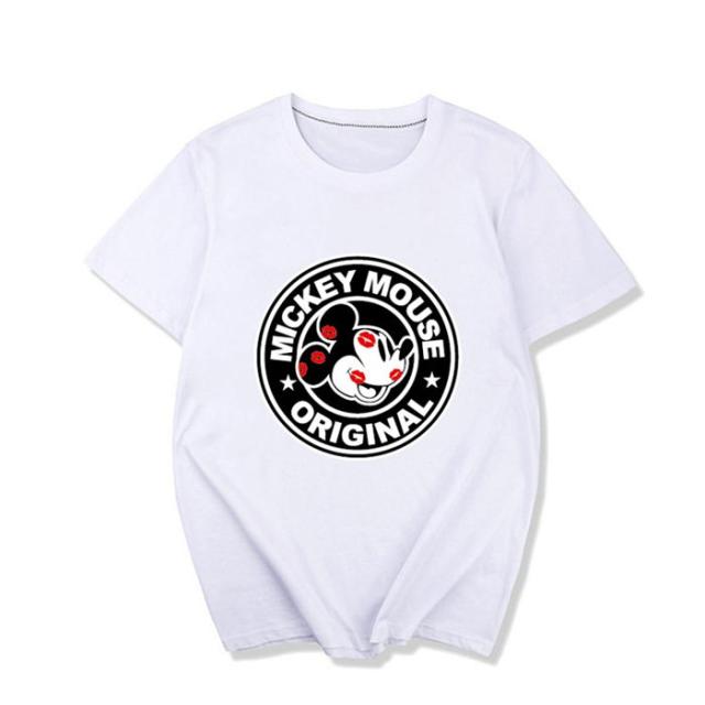 ミッキー ディズニー Tシャツ Disney ペアルック カップル ティーシャツ 恋人 半袖 トップス カジュアル 男女兼用 お揃い T Shirt の通販はau Pay マーケット Top S