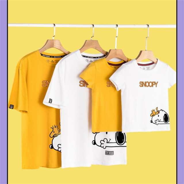 親子tシャツ Snoopy ディズニー Tシャツ スヌーピー T Shirt カップル シャツ キッズ 恋人 半袖 トップス カットソー 親子ペア お揃いの通販はau Pay マーケット Top S