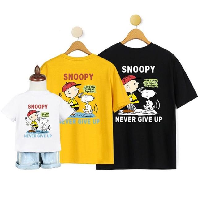 親子tシャツ Snoopy ディズニー Tシャツ スヌーピー T Shirt カップル シャツ キッズ 恋人 半袖 トップス カットソー 親子ペア お揃いの通販はau Pay マーケット Top S