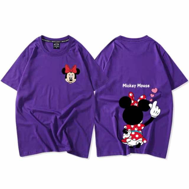 新作 Mickey ディズニー Tシャツ Disney ペアルック カップル ミッキー 恋人 半袖 トップス カジュアル お揃い T Shirtの通販はau Pay マーケット Top S