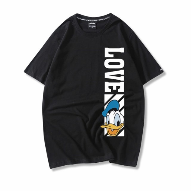 新作 Duck Daisy ディズニー Tシャツ Disney ペアルック カップル ドナルドダック 恋人 半袖 トップス カジュアル お揃い T Shirtの通販はau Pay マーケット Top S