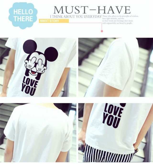 ミッキー ディズニー Tシャツ 上下セット Disney ペアルック カップル ティーシャツ つりスカート 半袖 トップス Tシャツ パンツ お揃いの通販はau Pay マーケット Top S