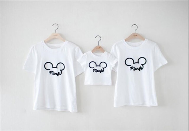 ミッキー ディズニー 親子tシャツ Disney T Shirt カップル シャツ キッズ ベビー服 恋人 半袖 トップス カジュアル カットソー 親子ペアの通販はau Pay マーケット Top S