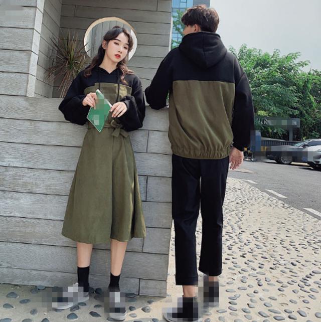 ペアルックパーカー カップル ペアルック スウェット レディースワンピース スポーツウェア お揃い 可愛い 帽子付き 綿の通販はau Pay マーケット Fashion Trade