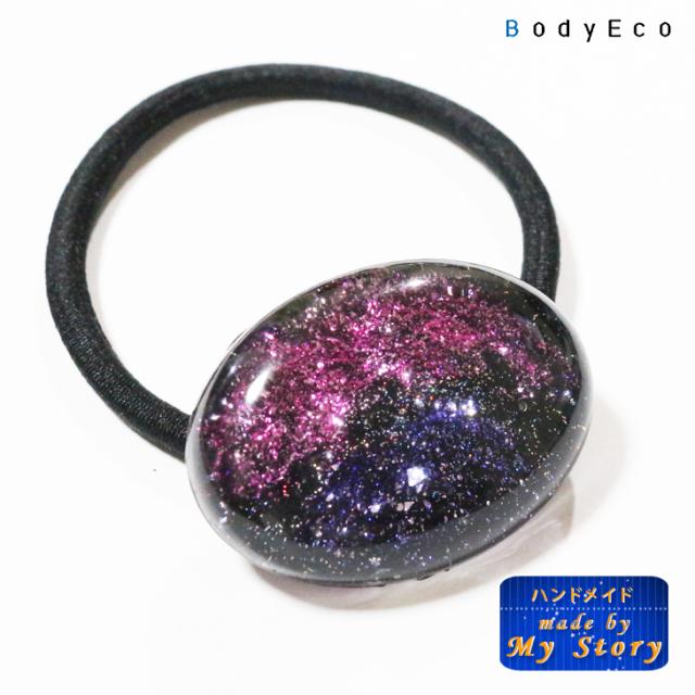 ハンドメイドアクセサリー ヘアゴム レディース ヘアアクセサリー ブラック 黒 ラメ ピンク ブルー 手作り レジン 大人 大人可愛い 上品 の通販はau Pay マーケット ハンドメイド工房my Story Bodyeco