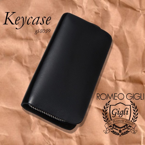 GIGLI BY ROMEO GIGLI ジリバイロメオジリ レザーキーケース キーホルダーの通販は