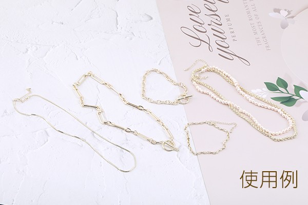 デザインチェーン オーバル 6×10mm ライトゴールド（1m）の通販はau PAY マーケット - Beads  Parts