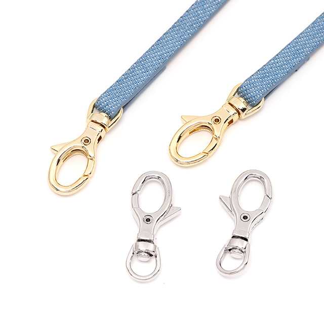 高価値 色褪せにくい14KGPゴールドメッキ キーホルダー回転カン金具 17×33mm（1ヶ） アクセサリークラフト材料 