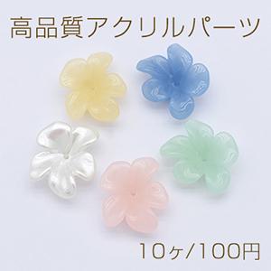 高品質アクリルパーツ フラワー 穴あり 22 24mm 10ヶ の通販はau Pay マーケット Beads Parts