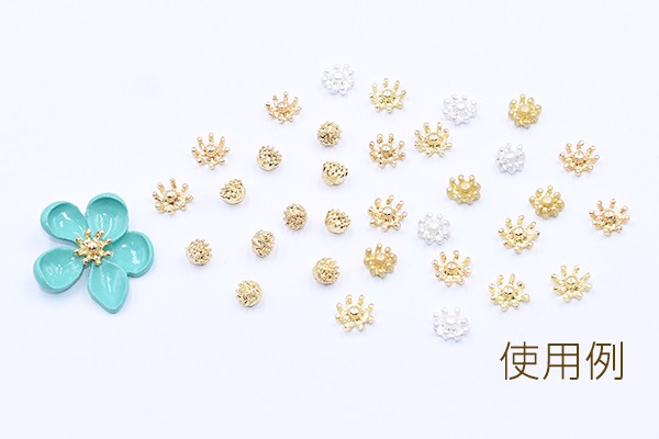 花芯パーツ フラワー つまみ細工 中心パーツ 7mm ゴールド【40ヶ】の通販はau PAY マーケット - Beads  Parts