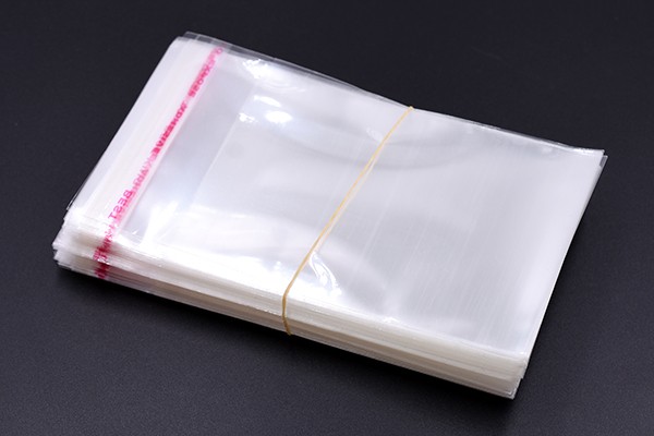 超美品の OPP袋 透明テープ付き 8×14cm