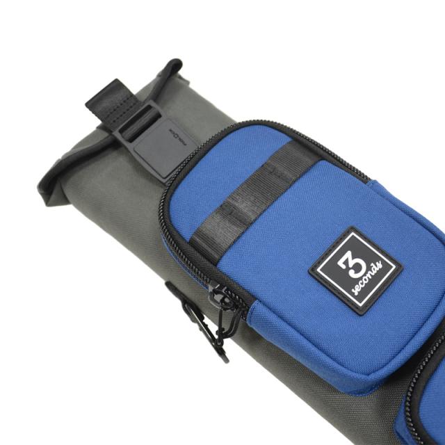 ビリヤードキューケース グレー ストラップ付き