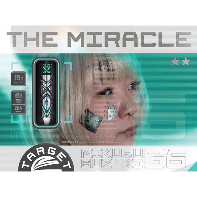 TARGET MIRACLEミラクル G6　ライト19g　鈴木未来選手モデル ターゲット ミラクル G6 ライト 19g タングステン90% 鈴木未来選手(THE