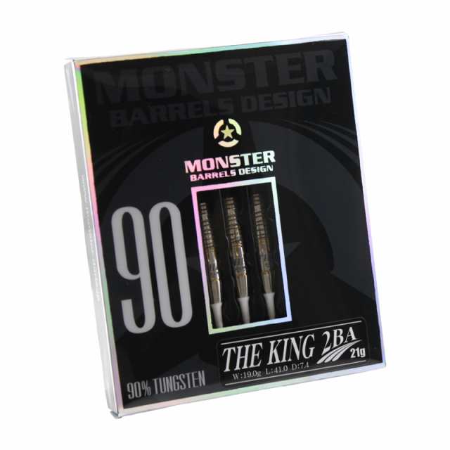 ダーツ バレル MONSTER DARTS【モンスターダーツ】 ザ キング (THE KING Tungsten90%)の通販はau PAY  マーケット ビリヤード＆ダーツ イーアールスポーツ au PAY マーケット－通販サイト