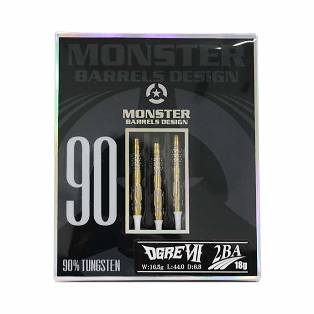 ダーツ バレル MONSTER DARTS【モンスターダーツ】オーガ7 橋本守容選手モデル (OGRE7 Tungsten90%)の通販はau PAY  マーケット - ビリヤード＆ダーツ イーアールスポーツ