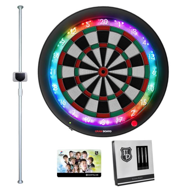ダーツ福袋 2025【グランボード3s グリーン & ポールスタンド & テーマ・エフェクト付きライブカード】 32,500円