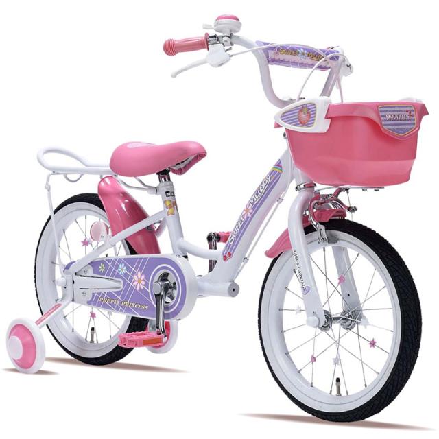 子供用自転車 16インチ MD-12 S-MELODY 補助輪付き