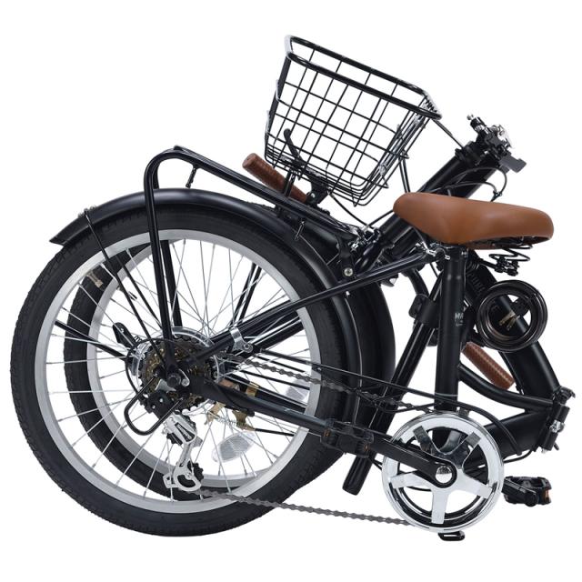 折りたたみ自転車 20インチ MF209 BRANCHE 6段ギア オールインワン