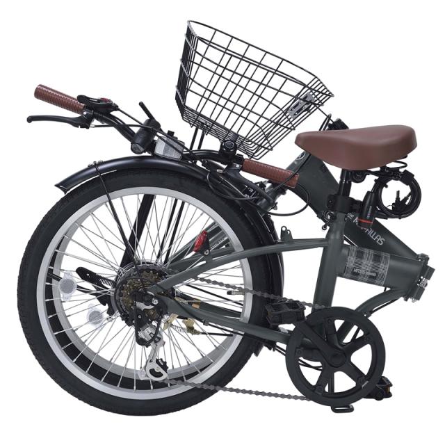 折りたたみ自転車 20インチ MF205 SERENO 6段ギア オールインワンの