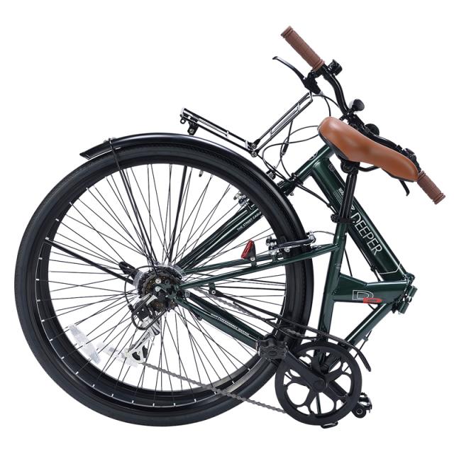 折りたたみシティクロスバイク 27インチ DE601 6段ギアの通販はau PAY
