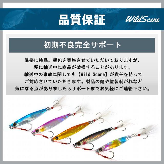 送料無料 Wild Scene メタルジグ 5個 セット ルアー ケース 付き ただ巻きスイム設計の通販はau Pay マーケット Wild Scene Store