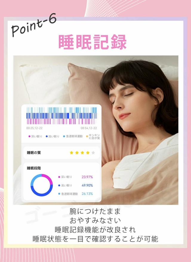 【大特価】新発売！ スマートウォッチ レディース メンズ 健康管理 2.10インチ大画面 IP67防水 SOS機能 運動モード 歩数計 消費カロリー 心拍数 着信通知 睡眠モード 天気予報 音楽制御 日本製センサー 腕上げ点灯 iPhone/Android対応 7色展開 送料無料_10