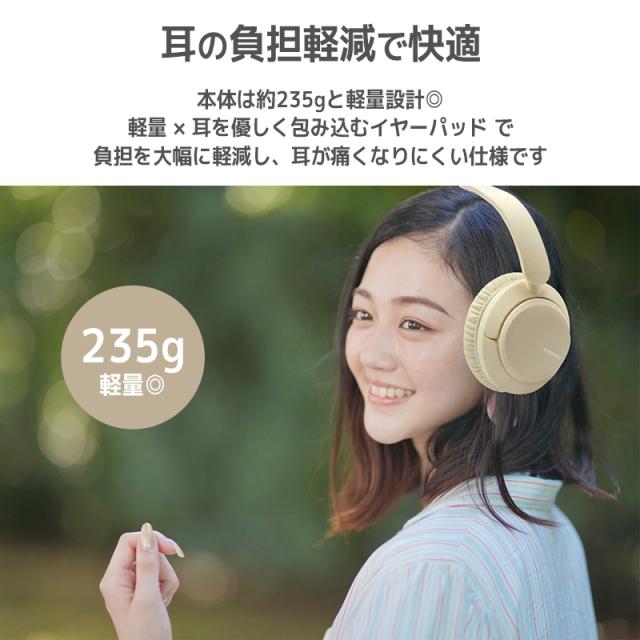 ワイヤレスヘッドホン ノイズキャンセリング Bluetooth5.3 ヘッドセット HiFi高音質 クリア通話 マイク内蔵 ゲーミングイヤホン_6