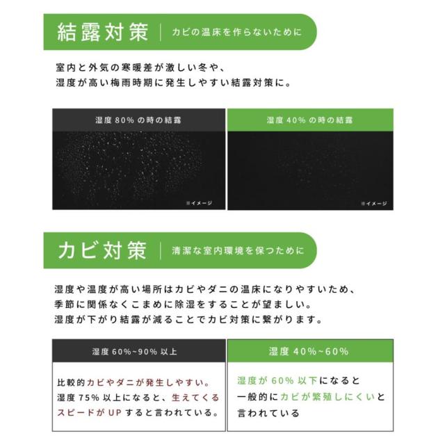 【大特価】【10%超還元セレクト】コンプレッサー式 除湿機 除湿器 湿気対策 乾燥機 空気清浄 マイナスイオン コンパクト 結露 梅雨 部屋干し 室内干し カビ対策 洗濯物_8