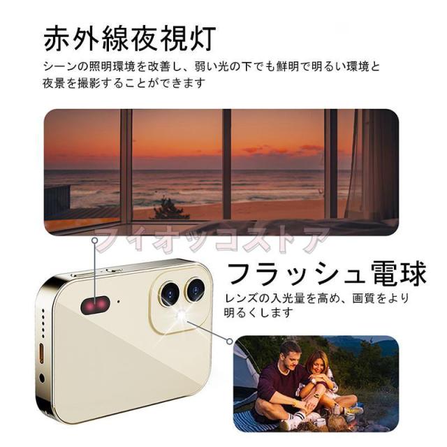 【大特価】デジタルカメラ 4K カメラ 6400万画素 スリーショット 広角レンズ 望遠レンズ オートフォーカス 3inch タッチスクリーン 音楽再生 MP3 MP4 録音 新品_12