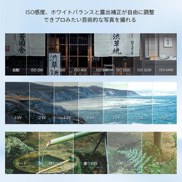 【10%超還元セレクト】デジカメ 修学旅行 WIFI対応 180度回転 デジタルカメラ カメラ コンデジ 5K 日本製 7500万画素 64GBマイクロSDカード付き 18倍ズーム 2枚 子供用 スマホ転送_17