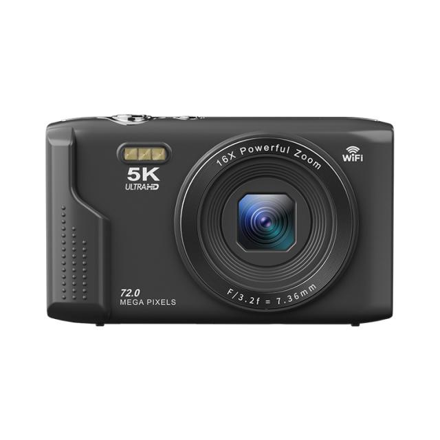 【大特価】【10%超還元セレクト】デジタルカメラ 5K 7200万画素 子供カメラ 16倍ズーム WIFI転送 オートフォーカス 手振れ補正 キッズカメラ デジカメ トイカメラ 初心者_1