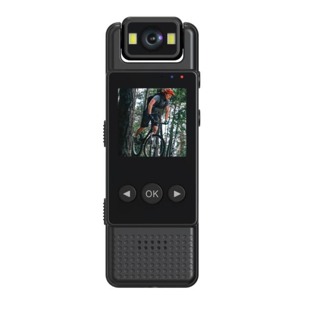 アクションカメラ 4K 高画質 小型カメラ デジカメWiFi 接続可能 Vlog 180度回転レンズ 軽量 動画撮影 自転車 バイク 車載用 新品_1