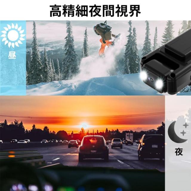 アクションカメラ 4K 高画質 小型カメラ デジカメWiFi 接続可能 Vlog 180度回転レンズ 軽量 動画撮影 自転車 バイク 車載用 新品_9