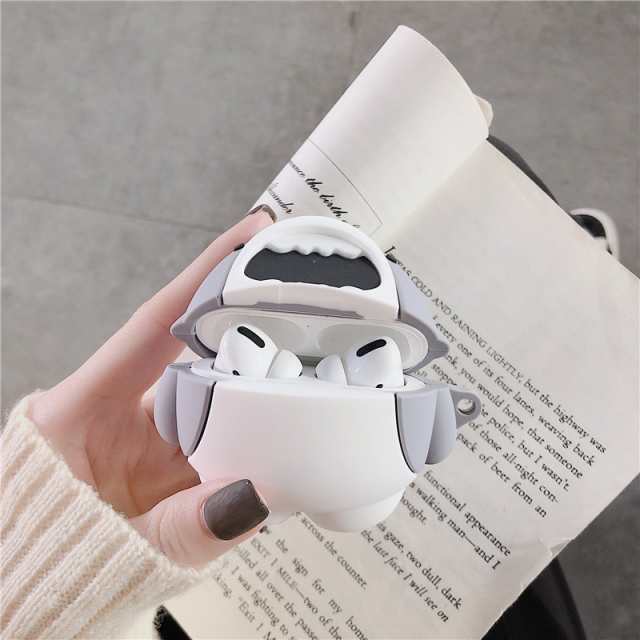 韓国 かわいい サメ 保護ケース AirPods Pro 3ケース AirPods1/2ケース