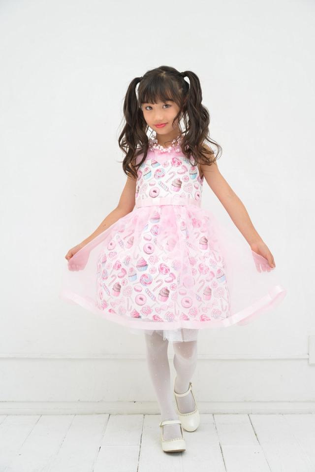 子供ドレス 女の子 ワンピース 発表会 子どもドレス キャンディドレス お菓子柄 結婚式 フラワーガール ドレス 子供 フォーマル 衣装 110の通販はau Pay マーケット Elmia