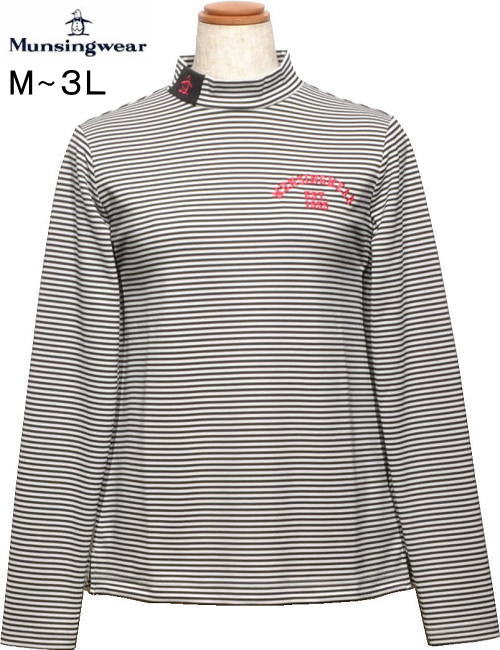 マンシングウエア モックネック長袖シャツ レディース MG5FLS25L 日本