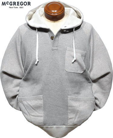 【セール】マクレガー セーター メンズ 111731802 手洗い可 パーカー フーデットセーター ニット Lの通販は