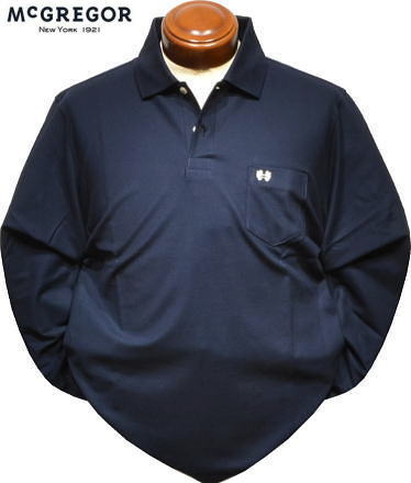 MCGREGOR ネイビー ポロシャツ XL