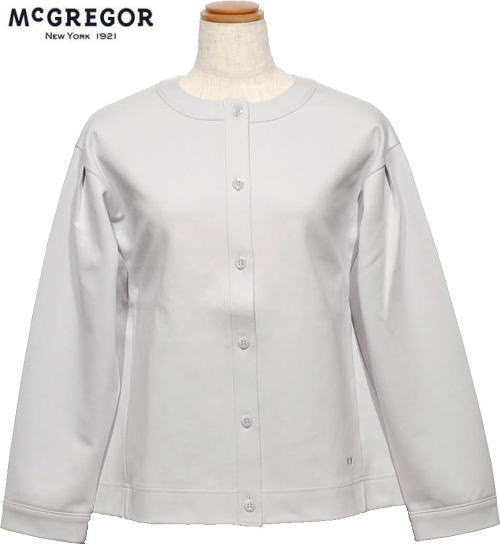 セール マクレガー レディース 前開きトレーナー 311814101 ワイドシルエット スウェット スウェットシャツ トレーナー カーディガン Lの通販は