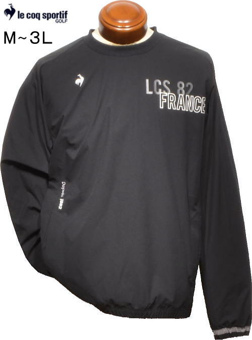 ルコック プルオーバーブルゾン メンズ LG4FWB01M 家庭洗濯可 撥水 防風 ストレッチ ブルゾン ウインドブレーカー ジャンバー ジャケット 2024年秋冬新作 L/LL/3Lの通販は 11,011円