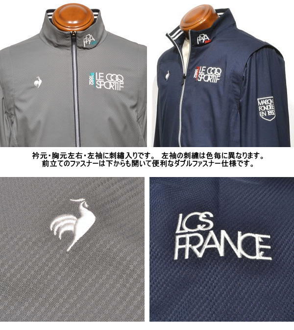 18920円ルコック ヒートナビ 2WAYブルゾン はっ水 防風M 【大きい