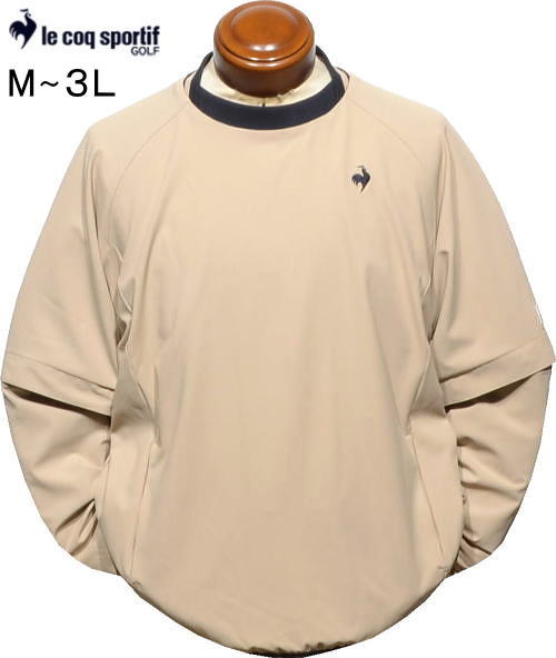 ルコックゴルフ 2WAYプルオーバーブルゾン メンズ LG5FWB03M 家庭洗濯